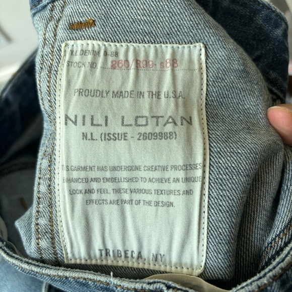 Nili Lotan CROPPED MILITARY PANT Sz 26 - Picture 8 of 9